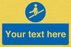 Custom Use Hand Rail Sign